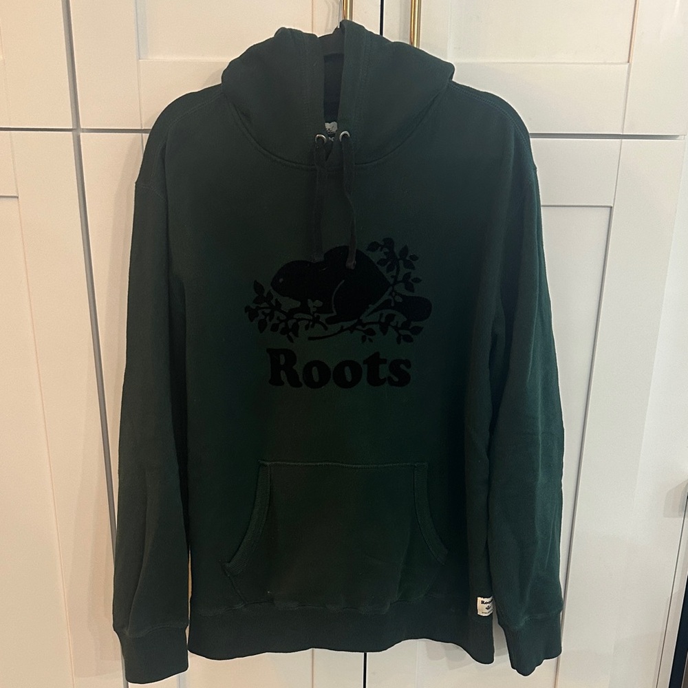 Roots Forest Green Pullover Hoodie